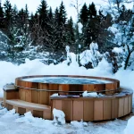 Spa semi-encastré