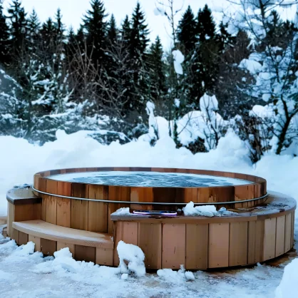Spa semi-encastré
