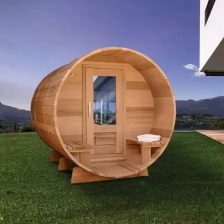 Tradition sauna with alcôve